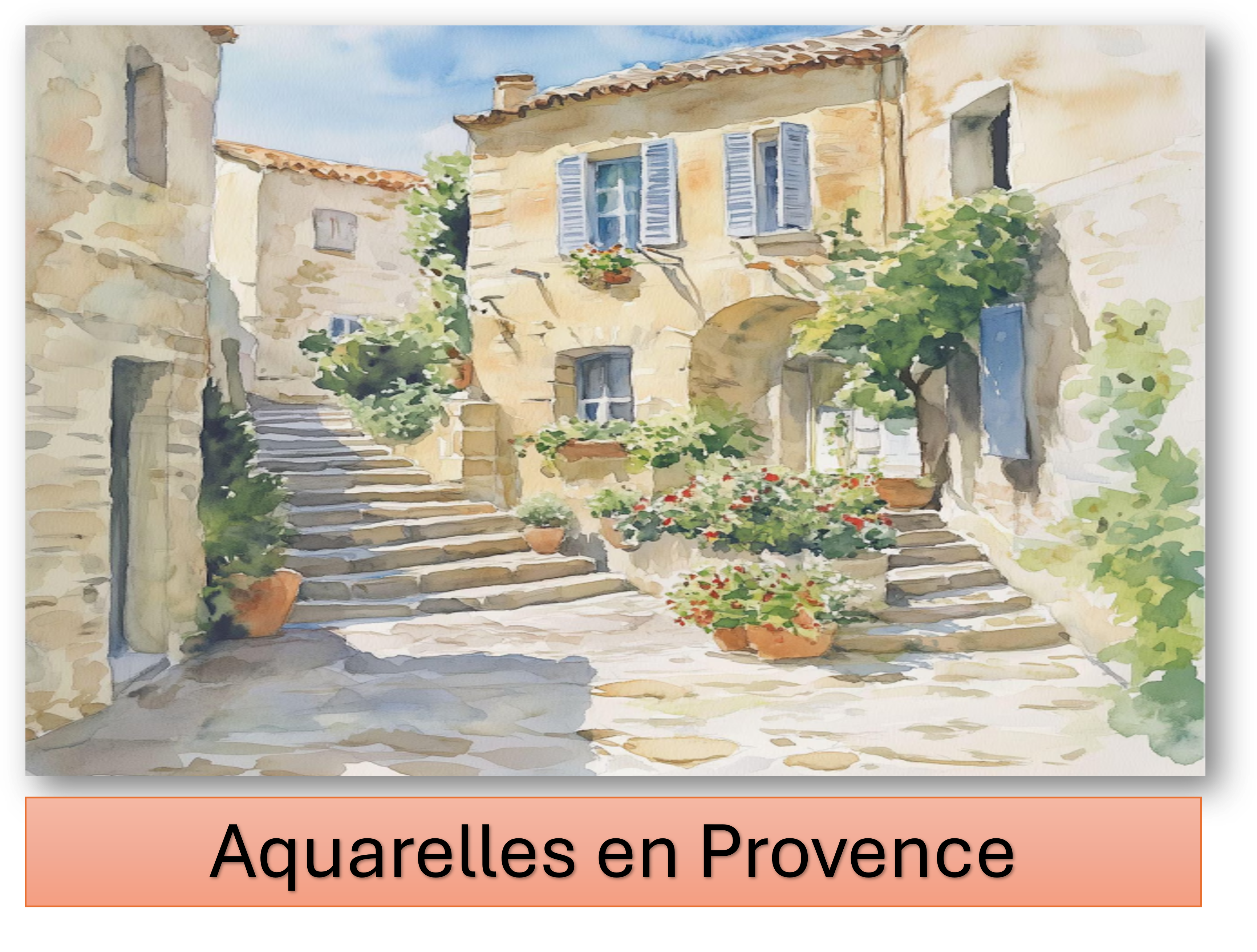 aquarelle en provence