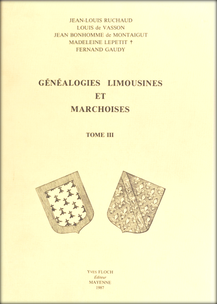 genealogies limousines et marchoises