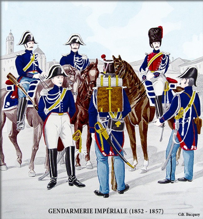 gendarmerie imperiale 1852