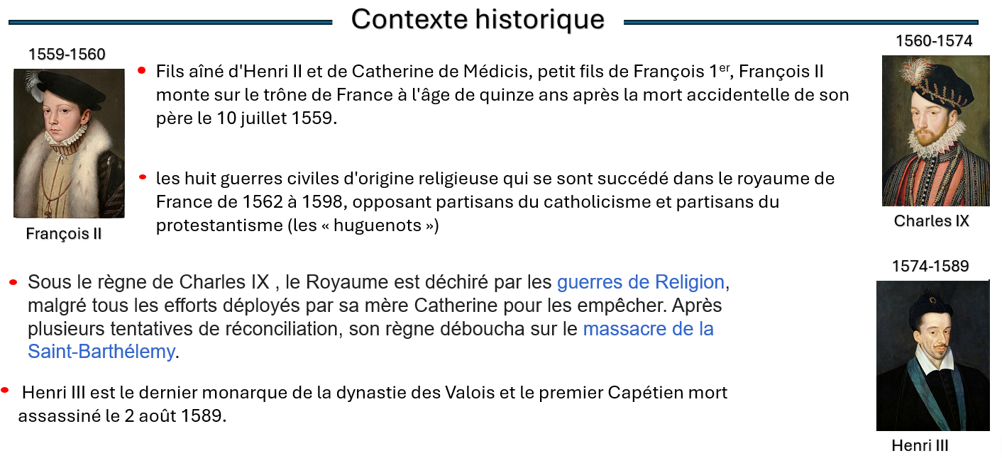 contexte historique francois