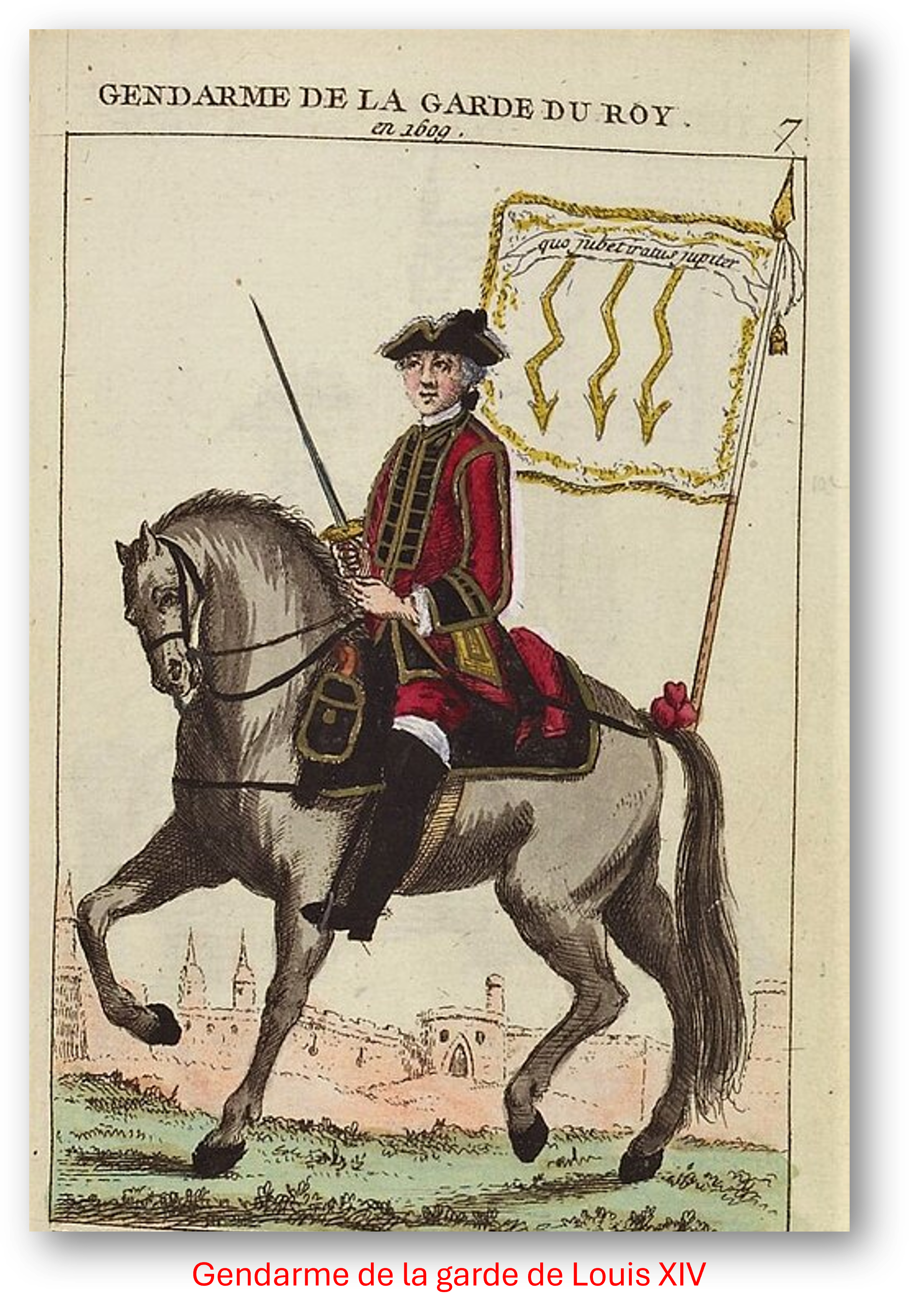 gendarme de la garde de louisXIV