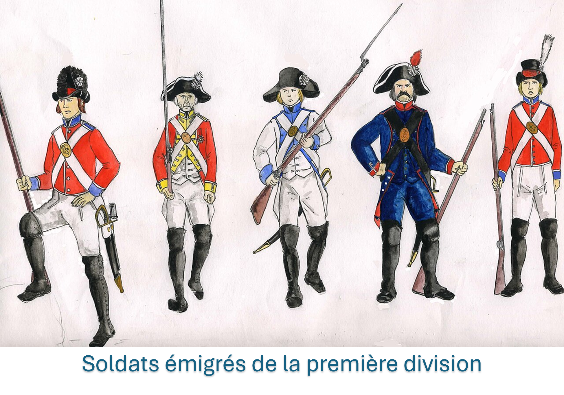 soldats emigres de la premiere division